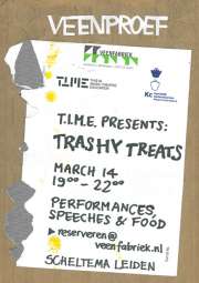 Flyer Trashy Treats 14 maart 2013