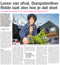 Dumpster Diven Rotterdam. Leven van afval.